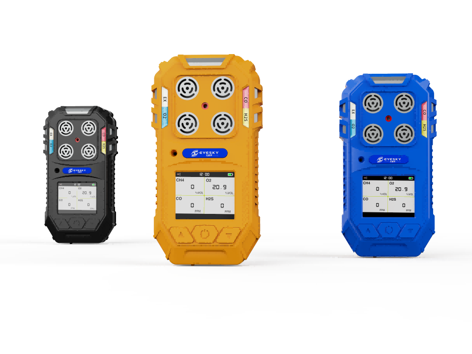 MS104K पोर्टेबल 4-इन-1 गैस डिटेक्टर